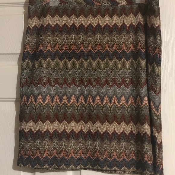 Melissa Paige • Multicolored sparkle Aztec Design skirt - Picture 1 of 7